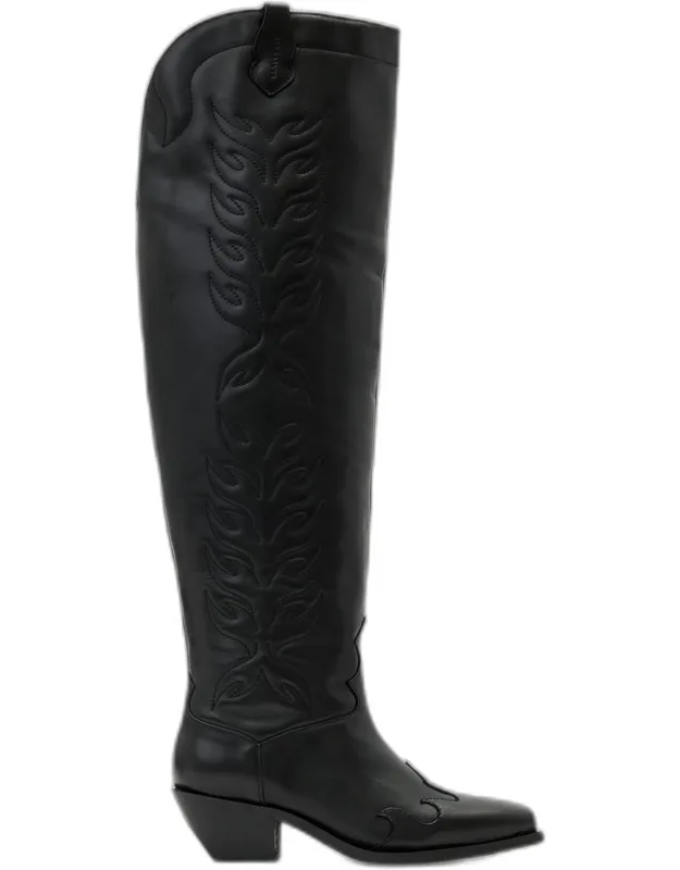 Landon Leather Knee High Boots