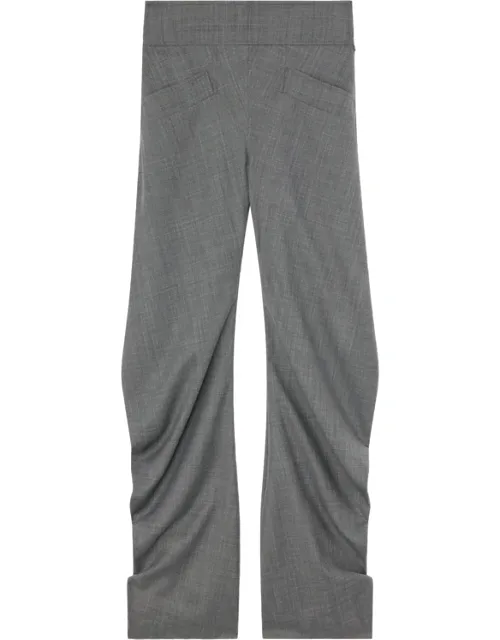 Draped-detail Trousers