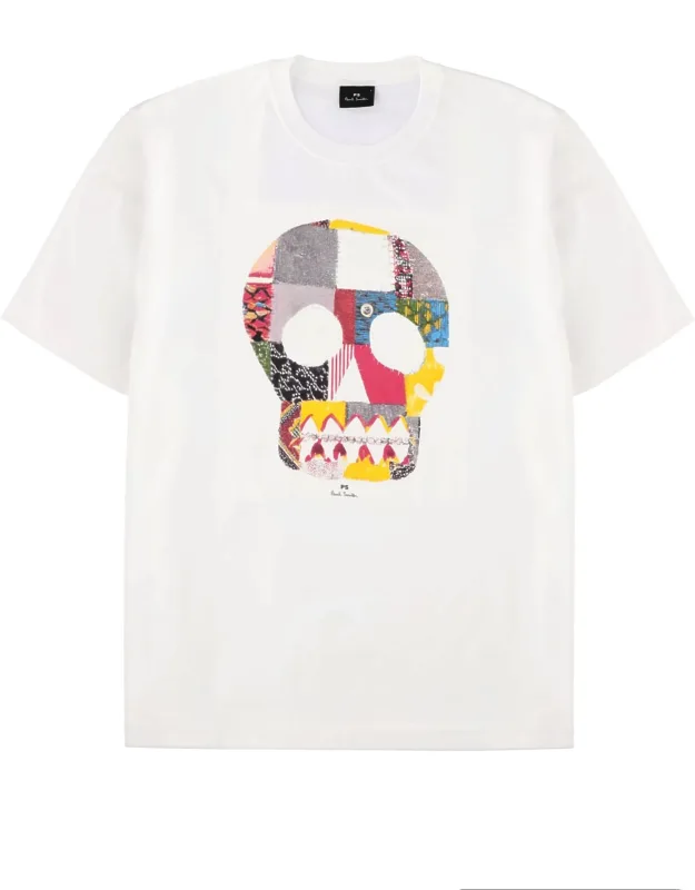 Fabric Skull T-shirt