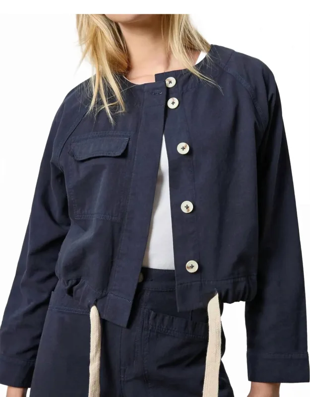 Drawstring Waist Jacket