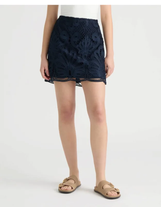 Mini Lace Skirt