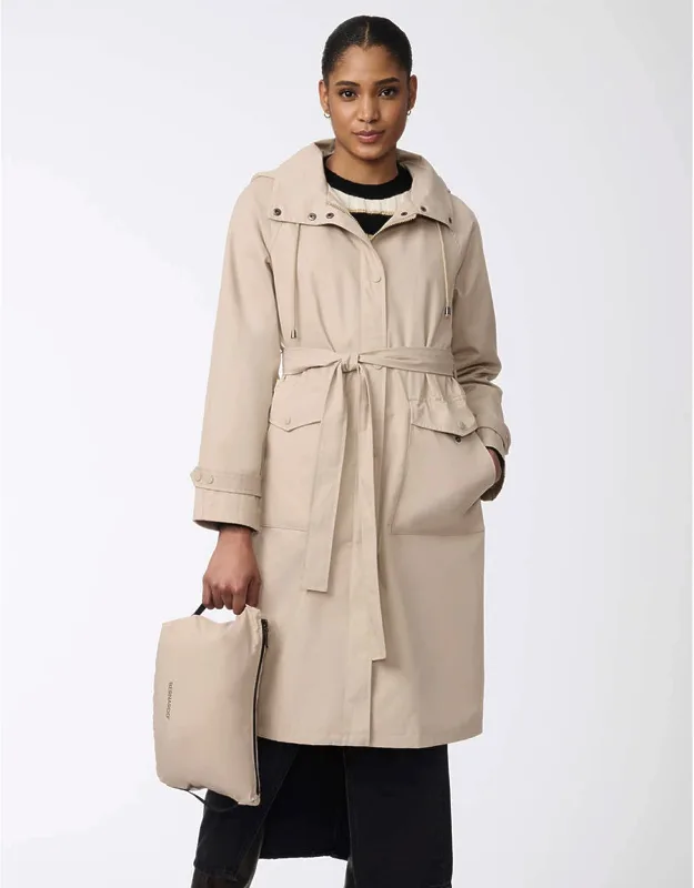 Hooded Trench Coat