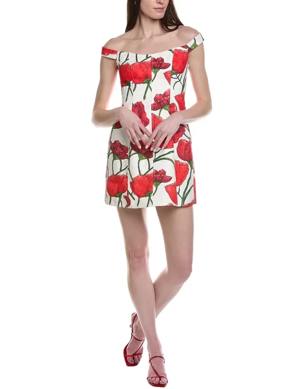 Jacquard Mini Dress