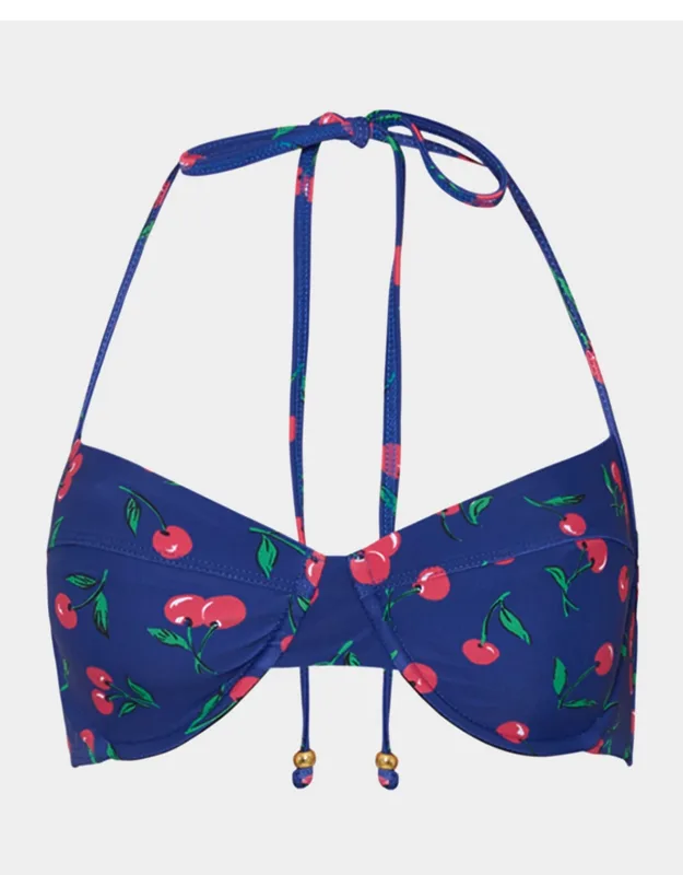 Cherry Underwire Bikini Top