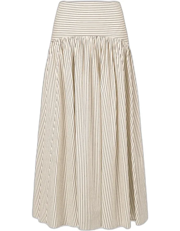 Striped Maxi Skirt