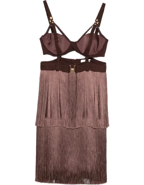 Fringe Bra Dress