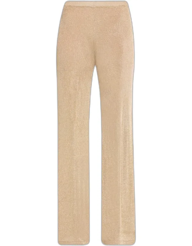 Metallic Knit Pants