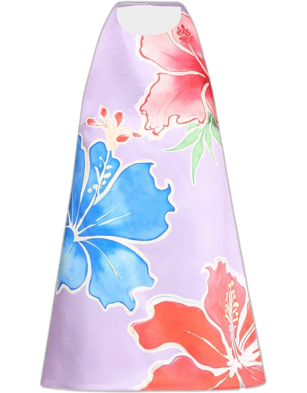 Floral Halter Mini Dress