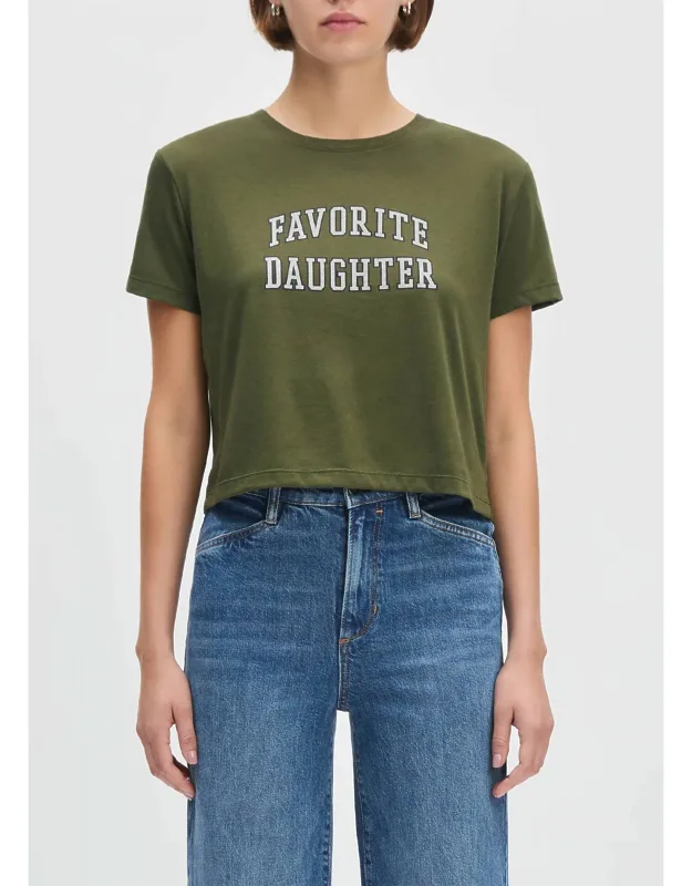 Cropped Collegiate Tee