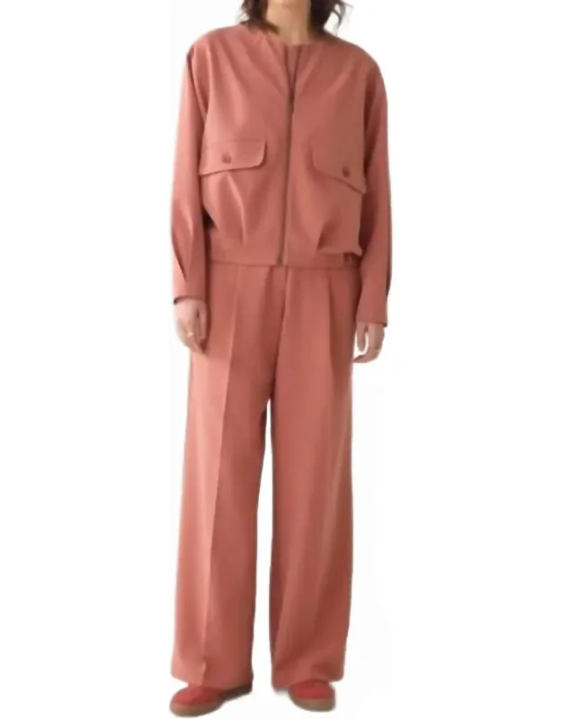 Pleated Waistband Trousers