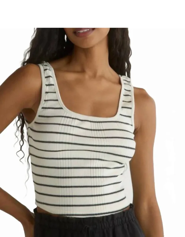 Sleeveless Square Neck Top