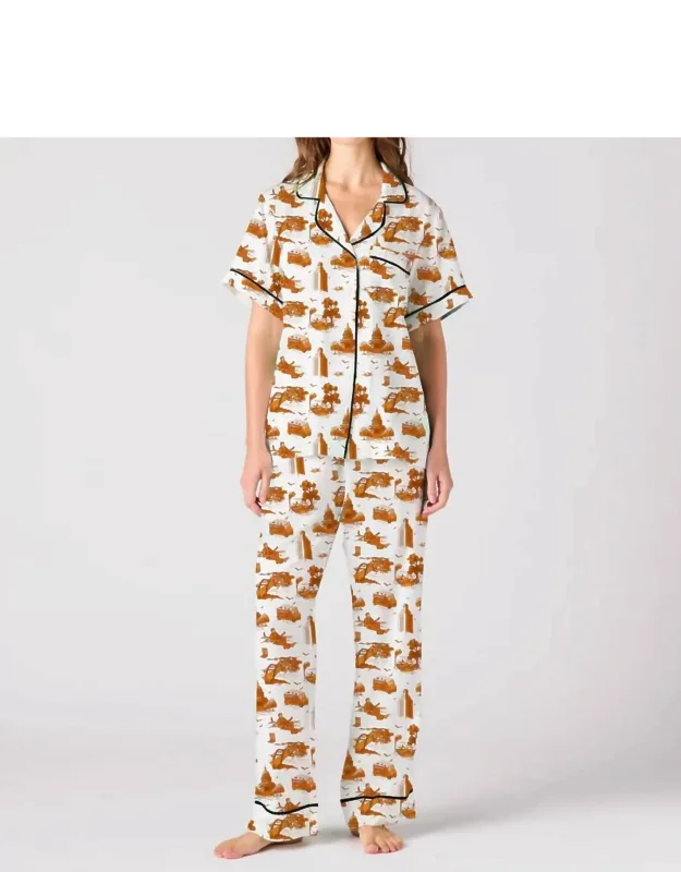 Toile Pajama Pants Set