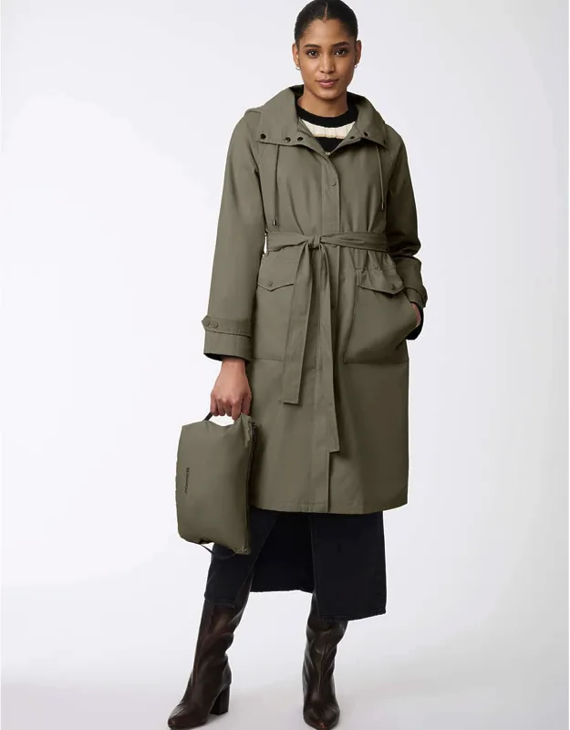 Hooded Trench Coat