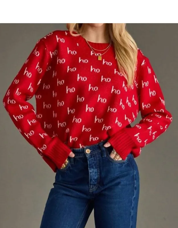 Ho Ho Ho Sweater
