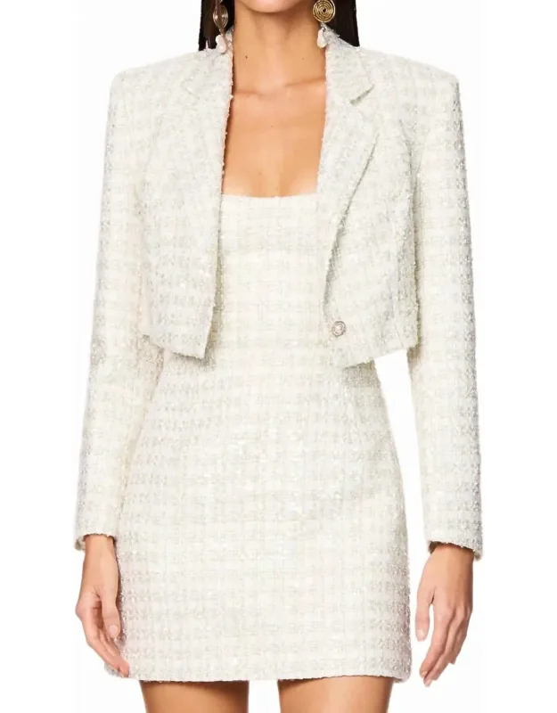Mini Dress And Blazer Set