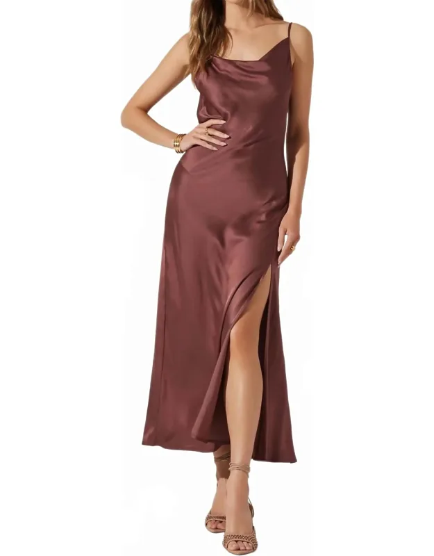 Cowl Neck Dress