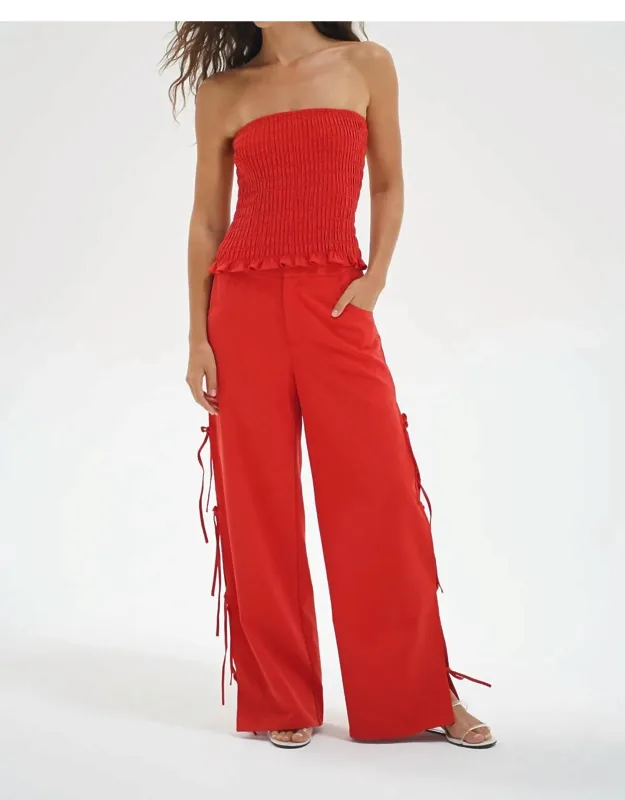 Delia Tie Side Pants