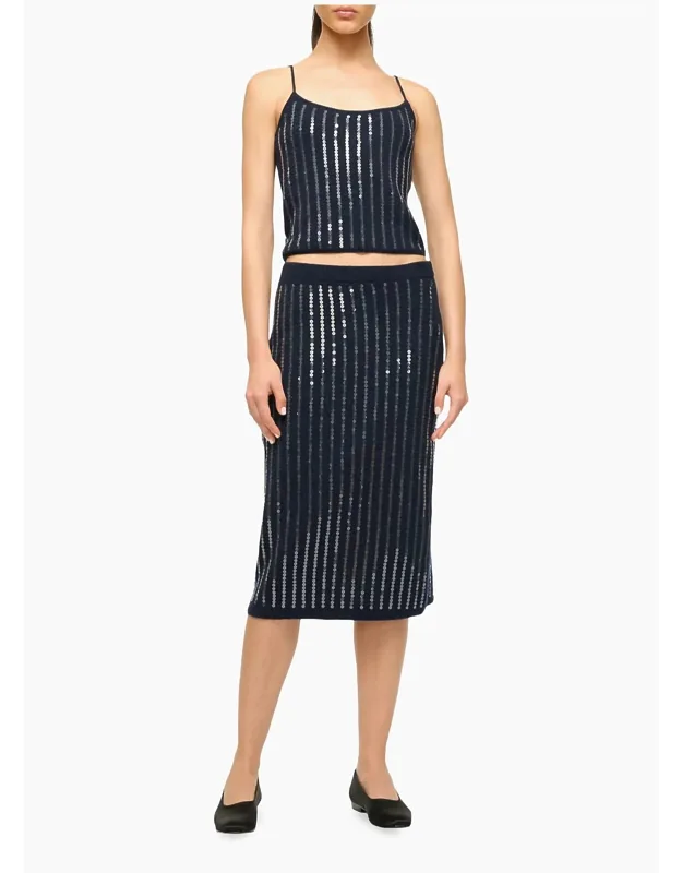 Mimi Sequin Midi Skirt