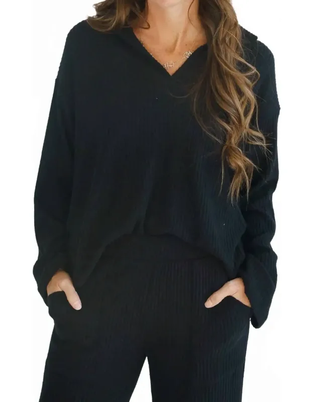 Shea Collared Pullover Top