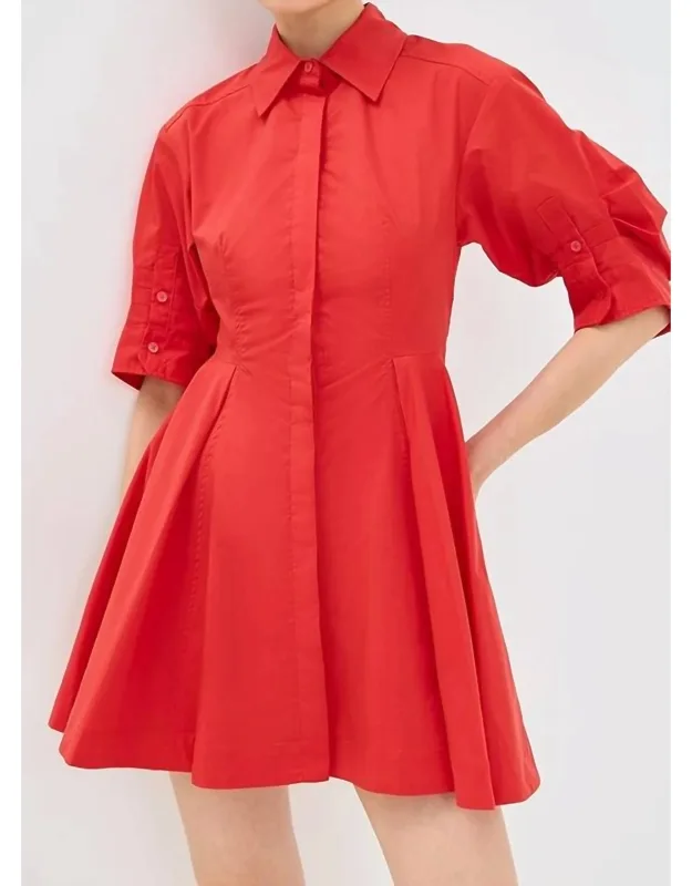 Jazzie Short Sleeve Mini Dress