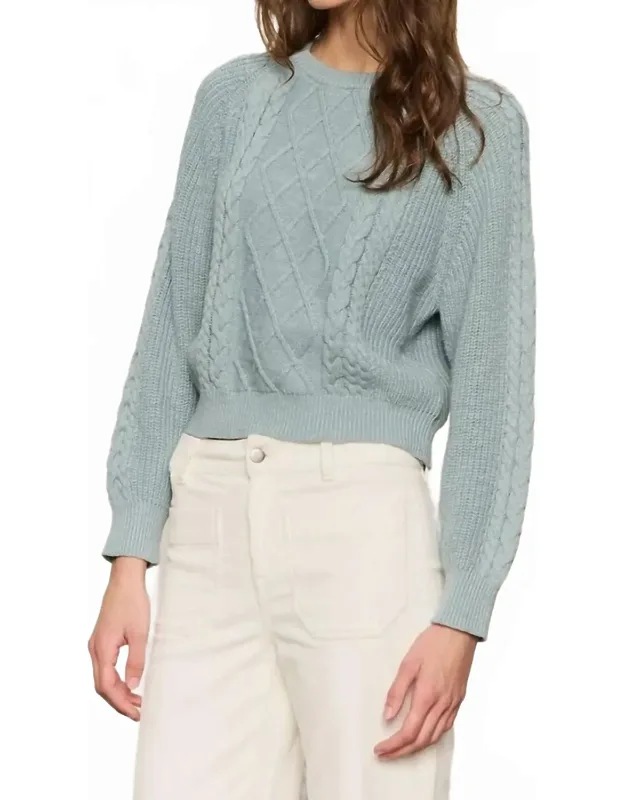 Nomad Cable Popover Sweater
