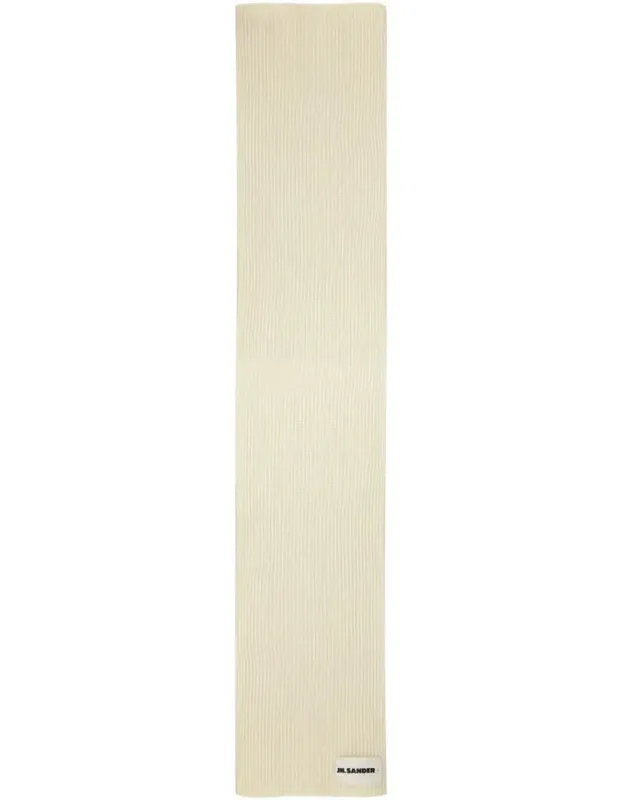 Ribbed Wool Scarf