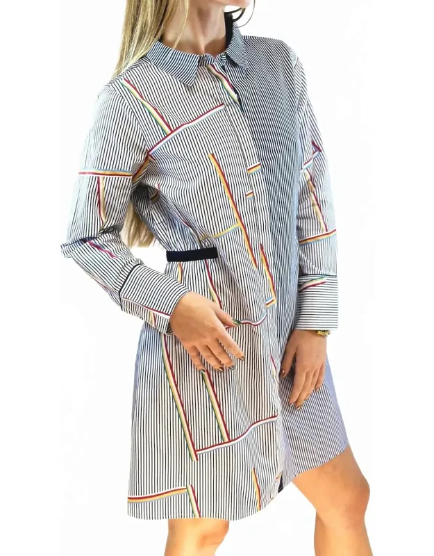 Retro Striped Dress