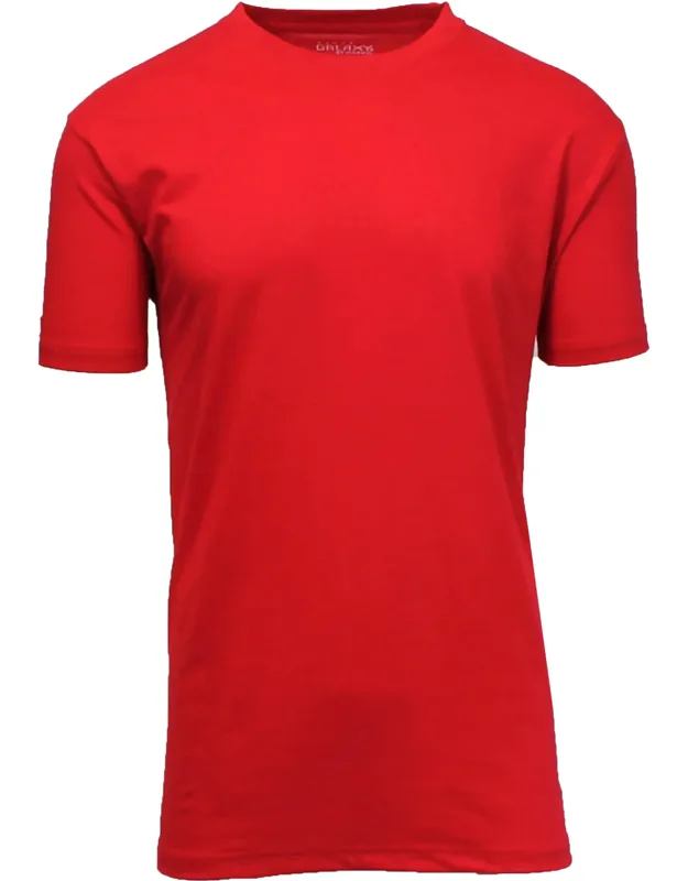 Blue Ice Short Sleeve Crew Neck - Modern-fit Design, Tag-less For Premium Comfort