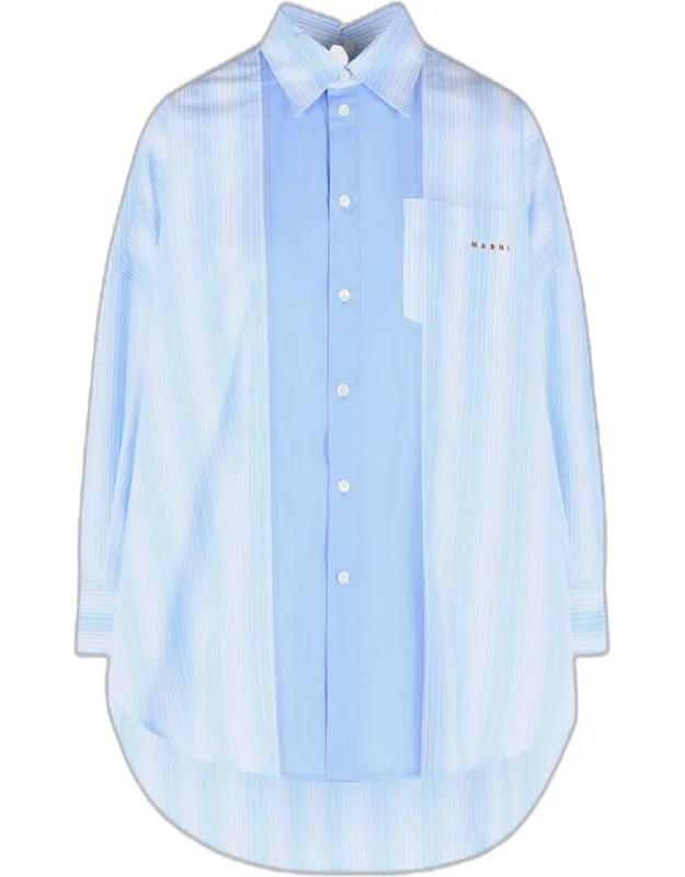 Light Blue Cotton Poplin Shirt