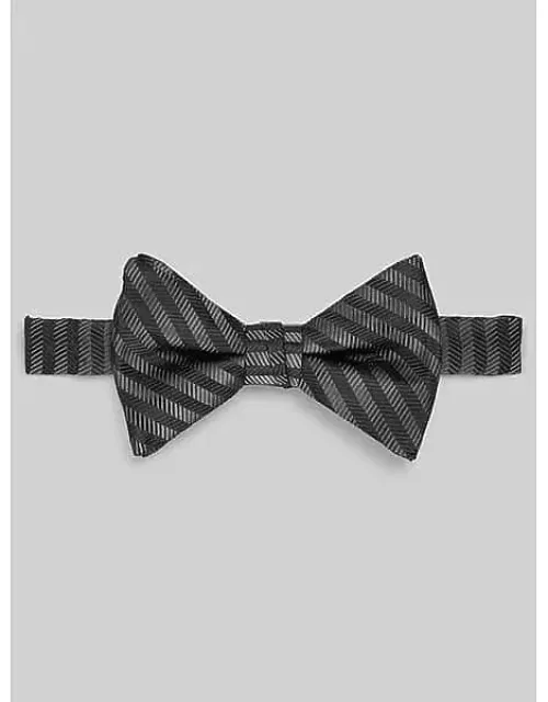 Tonal Houndstooth Pre-tied Bow Tie