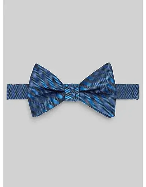 Tonal Houndstooth Pre-tied Bow Tie
