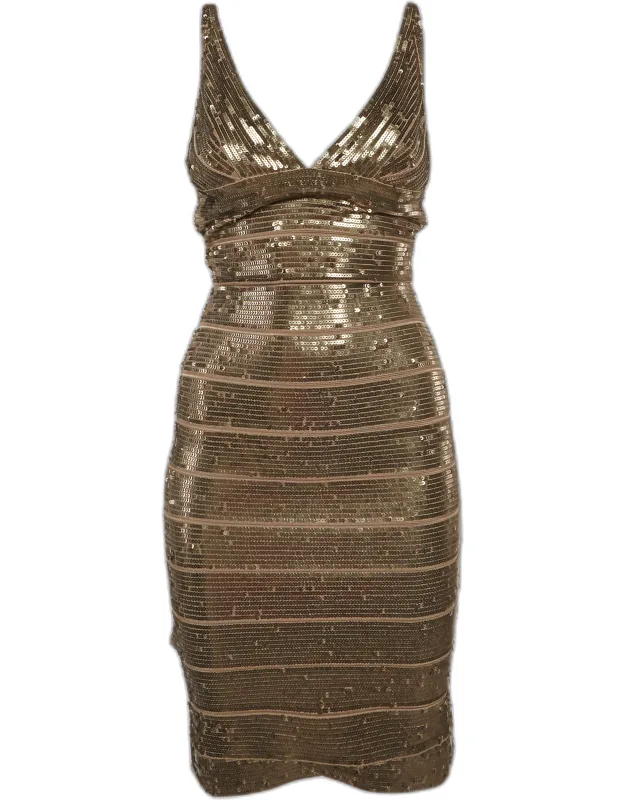 Sequined Bandage Dress
