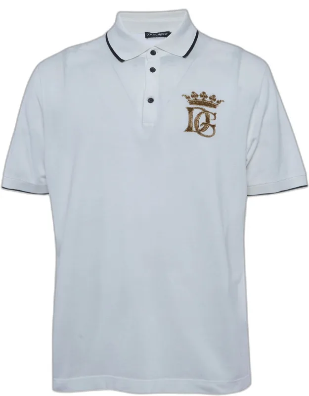 Pique Crest Embroidered Polo T-shirt