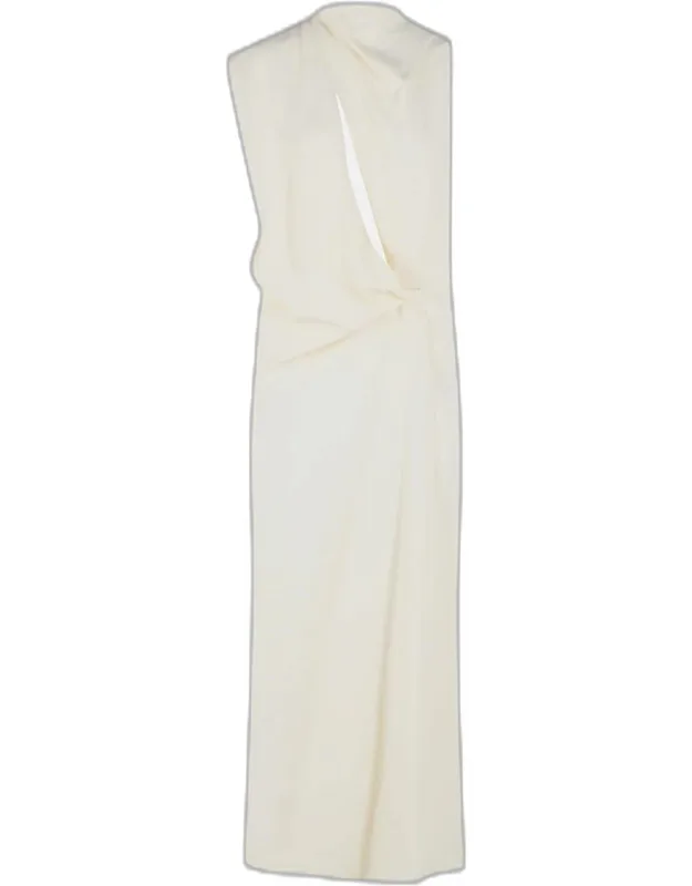 Asymmetrical Viscose Dress