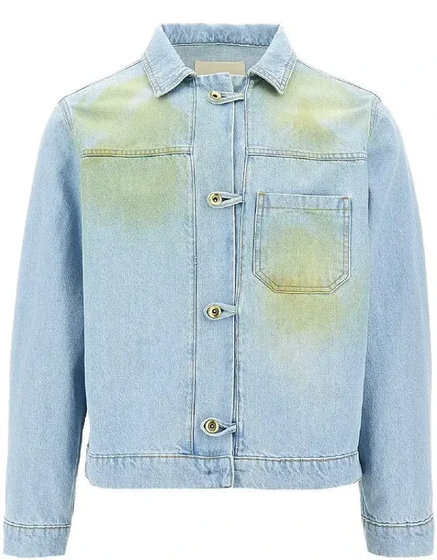 Stained Effect Denim Jacket