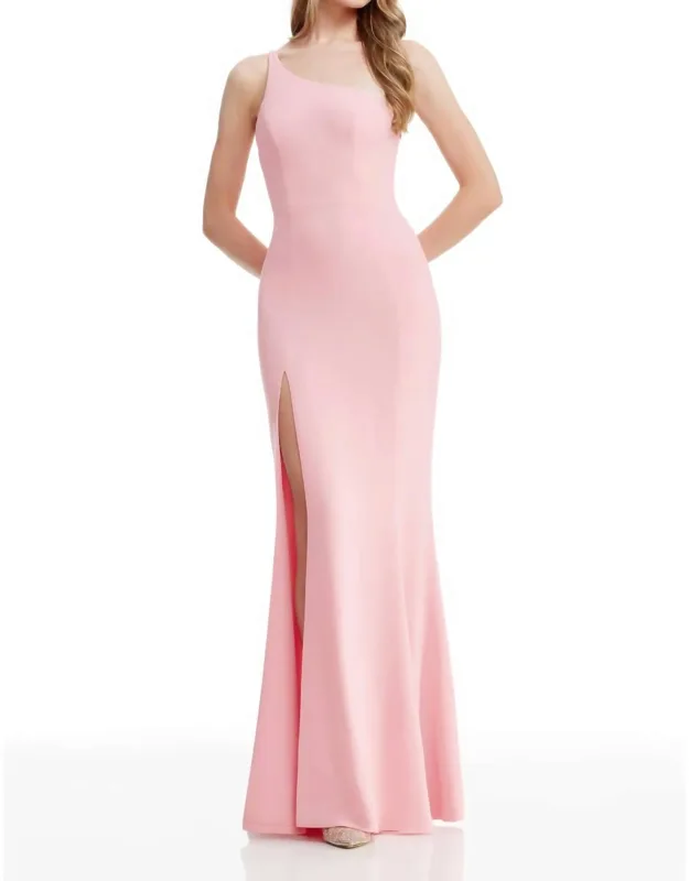 One-shoulder Bodycon Maxi Dress