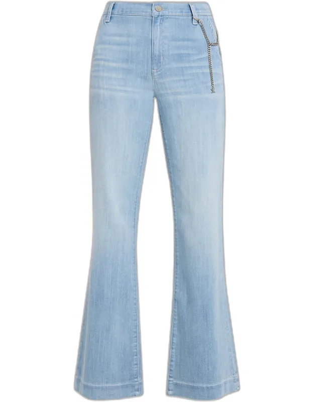 Flare-leg Denim Pants