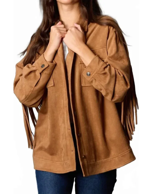 Fringe Suede Jacket