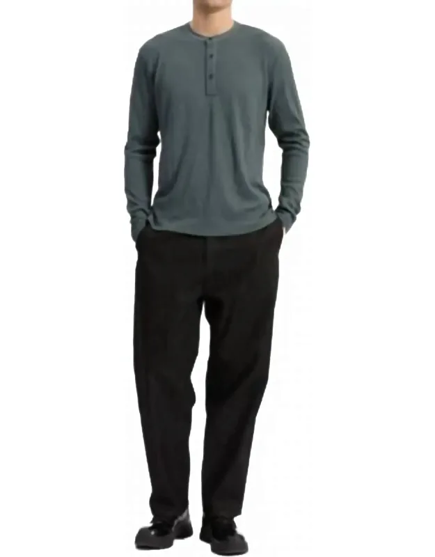Tech Waffle Henley Shirt