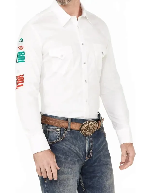 Long Sleeve Snap Shirt
