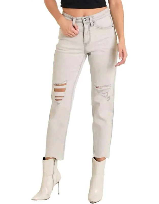 Straight Crop Jeans