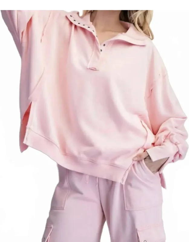 Washed Long Sleeve Pullover