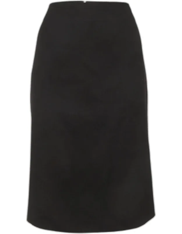 Flannel Zip Up Pencil Skirt