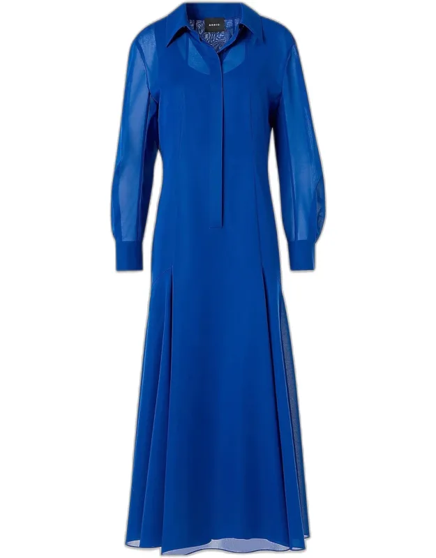 Fit-and-flare Midi Shirtdress