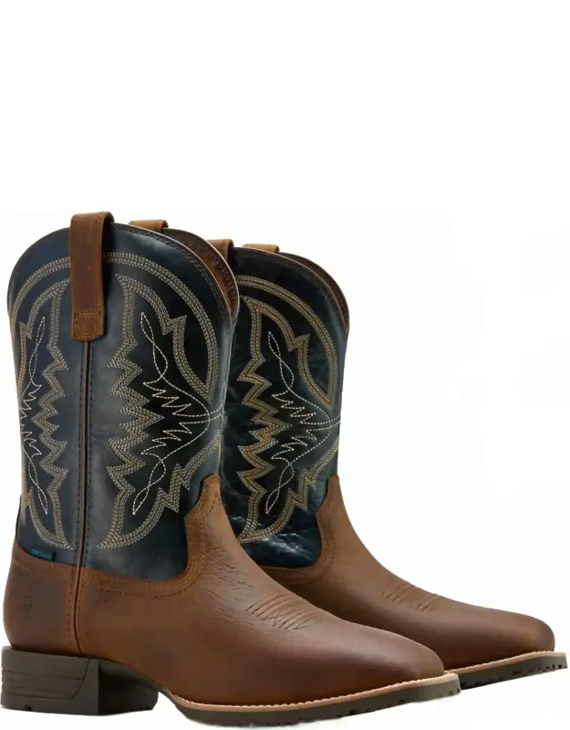 Hybrid Ranchwork Waterproof Cowboy Boots