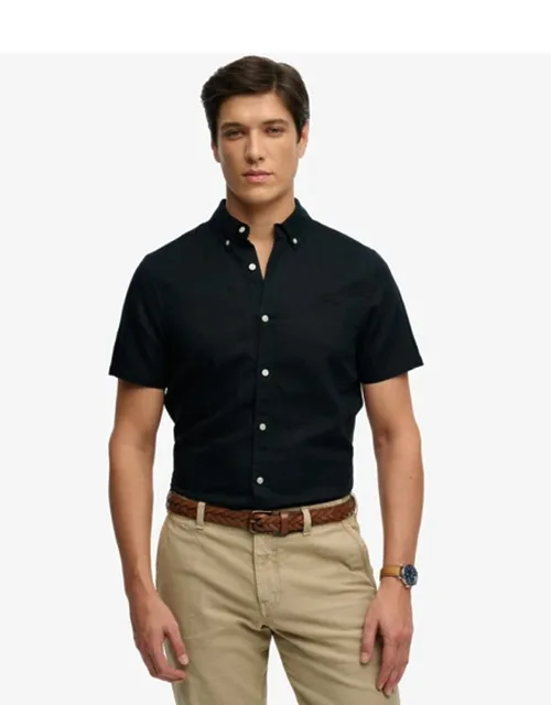 Cotton Linen Short Sleeve Shirt