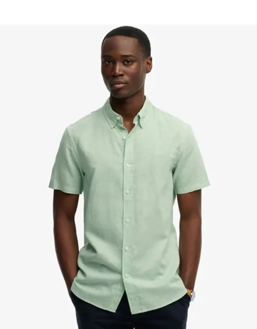 Cotton Linen Short Sleeve Shirt