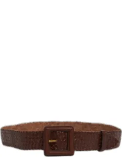 Woven Leather Belt