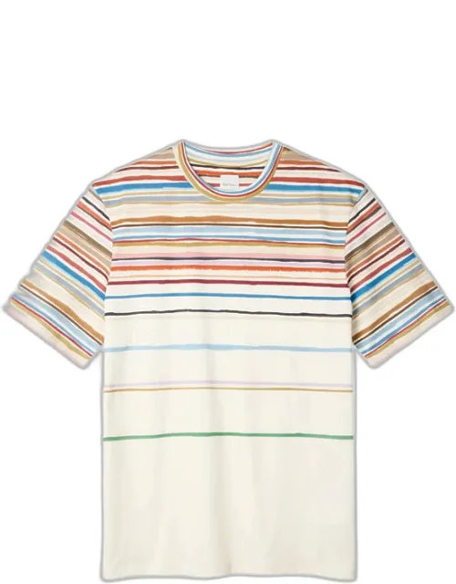 Painted Signature Stripe T-shirt