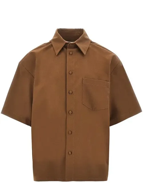 Viscose-blend Boxy Fit Shirt